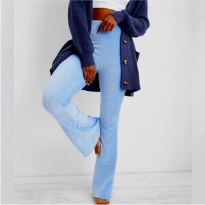 aerie ribbed flare legging